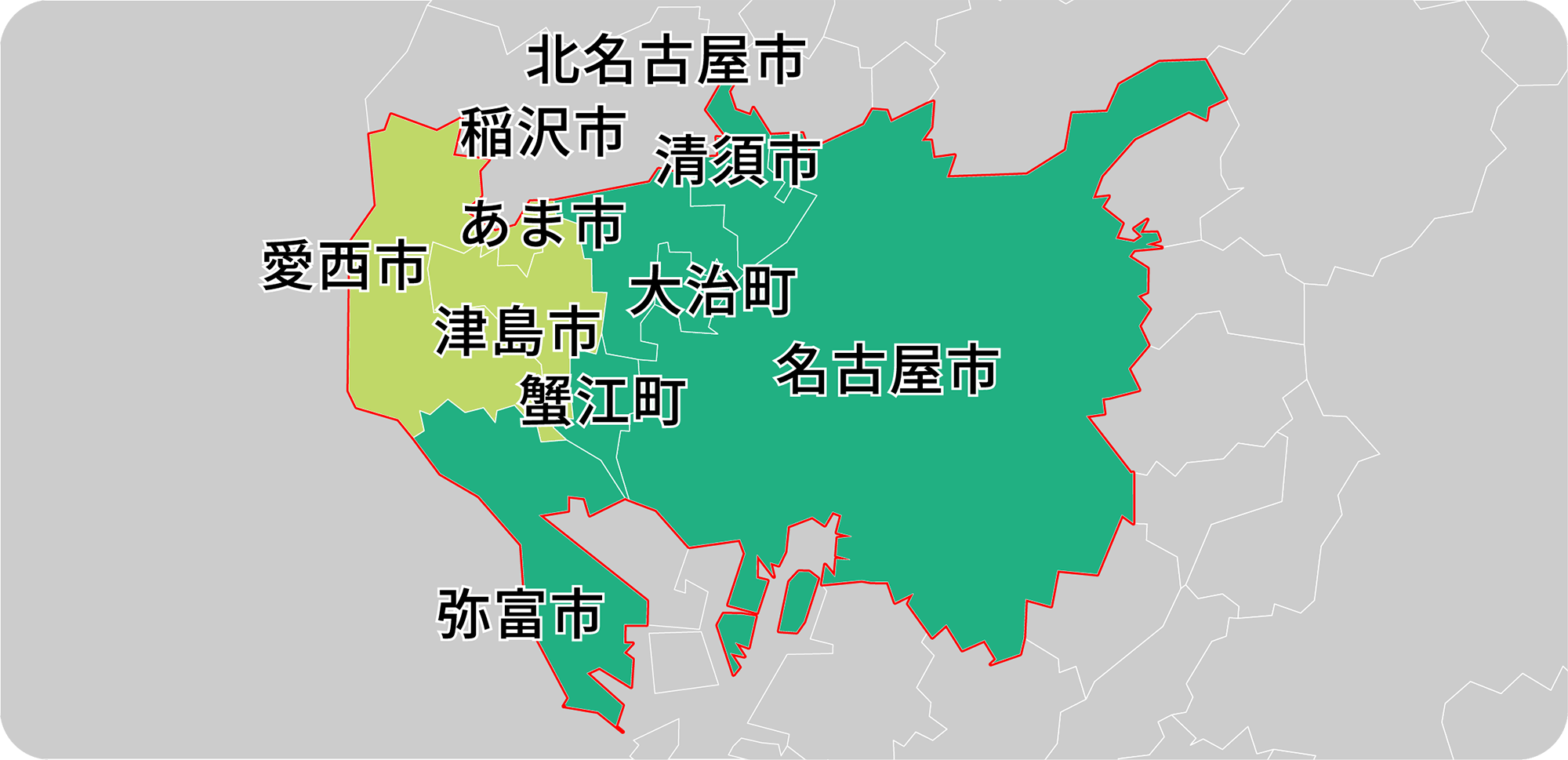 対象エリアマップ